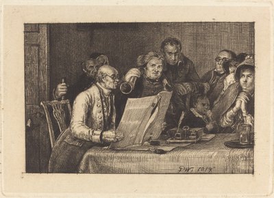 遺言を読む 作： Sir David Wilkie