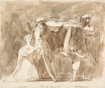 クエンティン・ダーワードのシーン 作： Sir David Wilkie