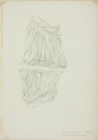 ドレープと反射、金星の鏡のための習作 作： Sir Edward Burne Jones