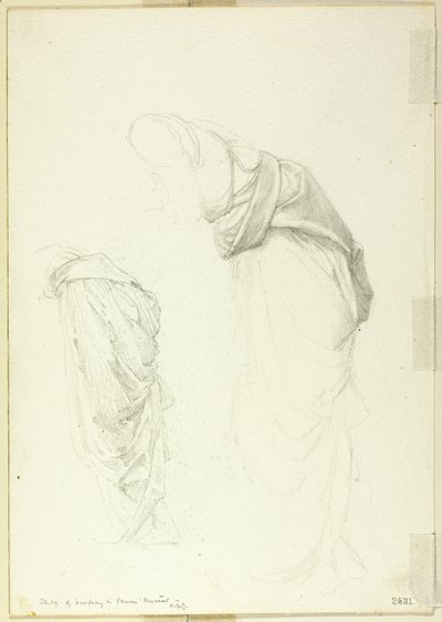 ドレープ、金星の鏡のための2つの習作 作： Sir Edward Burne Jones
