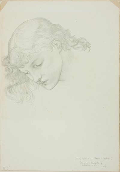 金星の鏡習作主任 作： Sir Edward Burne Jones