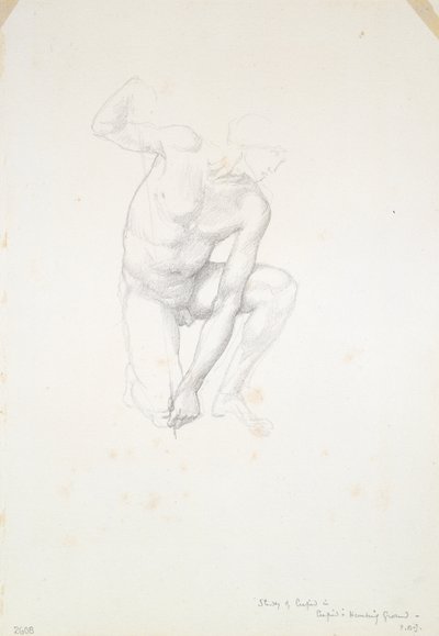 キューピッドの研究 作： Sir Edward Burne Jones