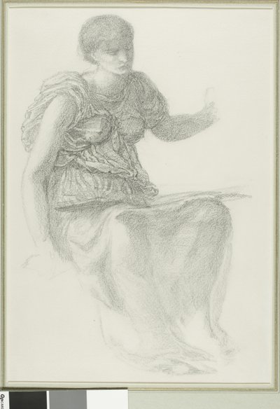 運命の一人のための研究 作： Sir Edward Burne Jones