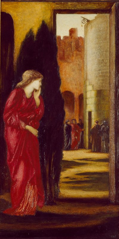 ダナエと青銅の塔、1872 年 作： Sir Edward Coley Burne Jones
