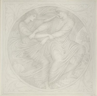 オルフェウスが振り返る、1872-1875 作： Sir Edward Coley Burne Jones