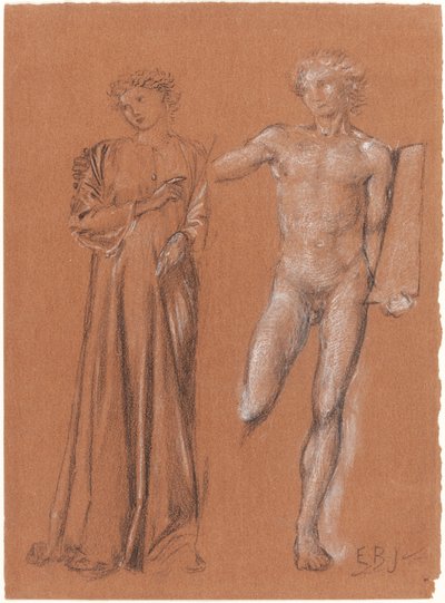 オルフェウスとエウリュディケ 作： Sir Edward Coley Burne Jones