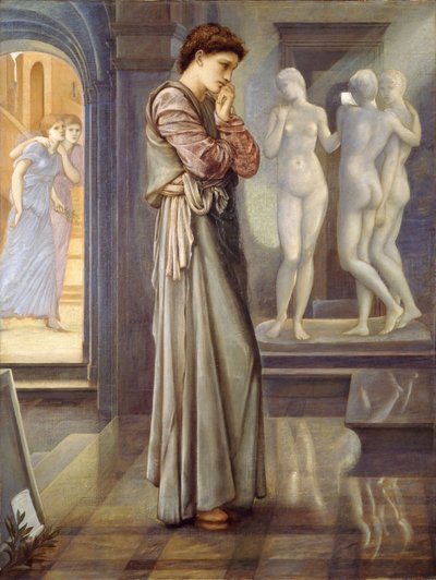 ピグマリオンとイメージ - 心の欲望、1878。 作： Sir Edward Coley Burne Jones