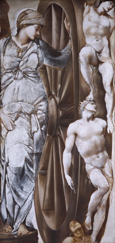 「運命の輪」、c1882。 作： Sir Edward Coley Burne Jones