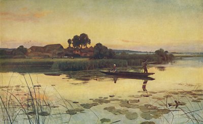 1879年の真夏の日の終わり。 作： Sir Ernest Albert Waterlow