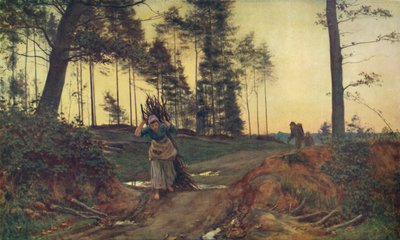 森のトイレーズ、1879年。 作： Sir Ernest Albert Waterlow
