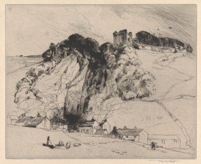 Castelo Peveril, Derbyshire 作： Sir Frank Short