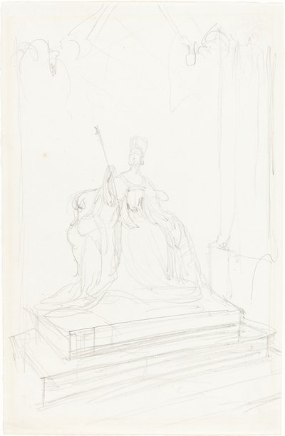 「ヴィクトリア女王」のための習作 作： Sir George Hayter