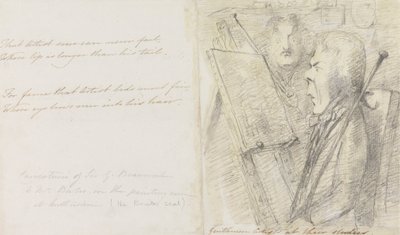 勉強中の紳士芸術家 作： Sir George Howland Beaumont seventh Baronet