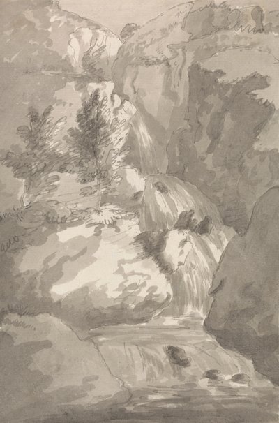 Parte do preenchimento cerebral em Legburthwaite 作： Sir George Howland Beaumont seventh Baronet
