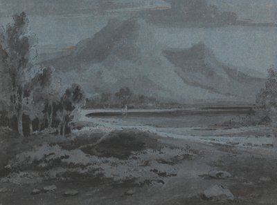 ウェールズの風景 作： Sir George Howland Beaumont seventh Baronet