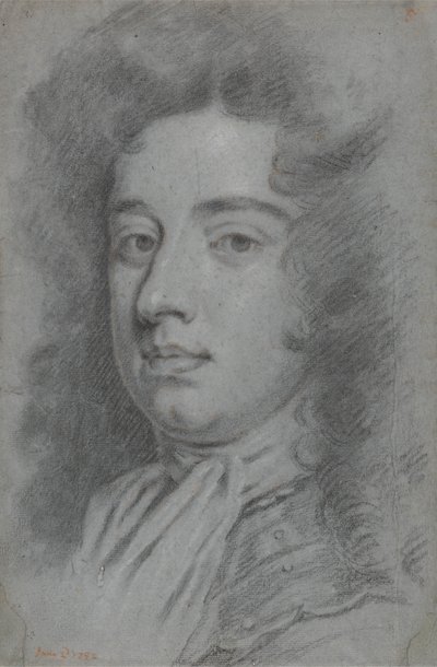 男の頭 作： Sir Godfrey Kneller