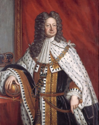 聖別のローブを着たジョージ1世の肖像 作： Sir Gotfrey Kneller