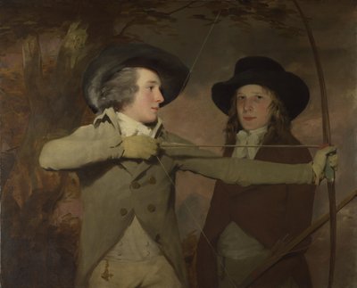 レイスのロバート・ファーガソンとロナルド・ファーガソン卿中将アーチャーズ、c。 1789 作： Sir Henry Raeburn