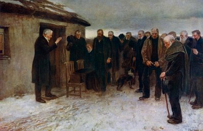 ハイランド葬儀、1882年、1912年。 作： James Guthrie