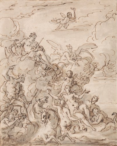 O Nascimento de Vênus 作： Sir James Thornhill