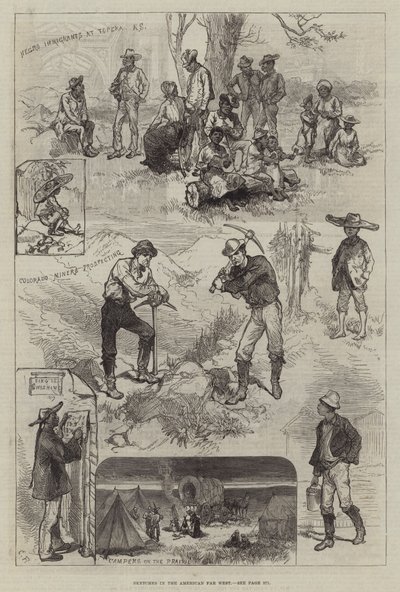 アメリカ極西のスケッチ 作： Sir John Charles Robinson