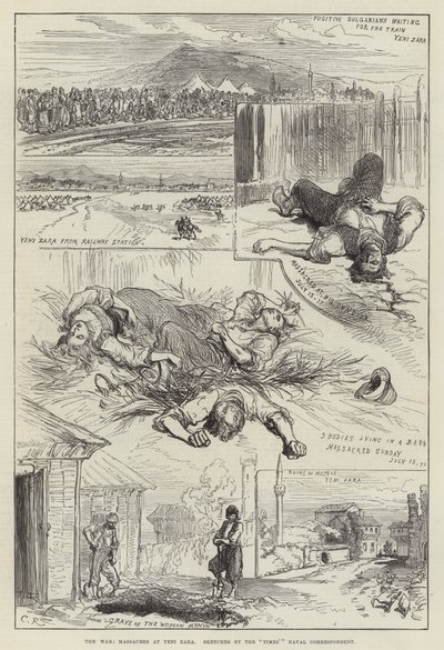 戦争、イェニザラでの虐殺 作： Sir John Charles Robinson