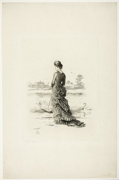 彼女の想いに1ペニー 作： Sir John Everett Millais