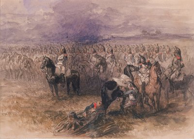 フランス騎兵、1851年 作： Sir John Gilbert