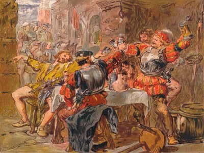 Canakin Clink、c1875を聞かせて 作： Sir John Gilbert