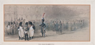 チュイルリー宮殿の国家警備隊、1846 年 作： Sir John Gilbert