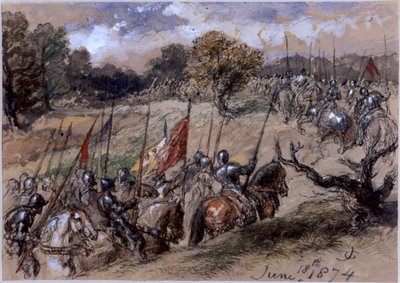 「3 月に」、1874 年 作： Sir John Gilbert