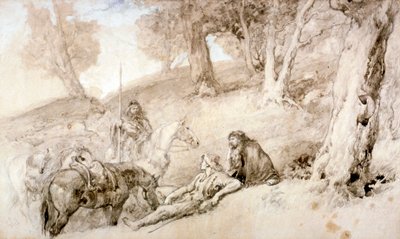「ウォリアーズ レスト」、19 世紀。 作： Sir John Gilbert