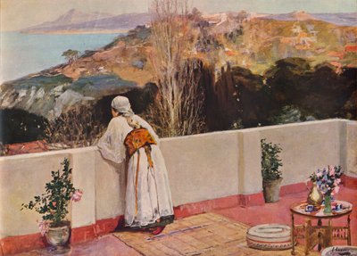 「タンジールの夕べ」、1935 作： Sir John Lavery
