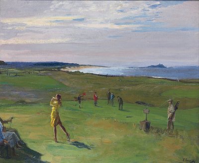 ノースバーウィックのゴルフコース 作： Sir John Lavery