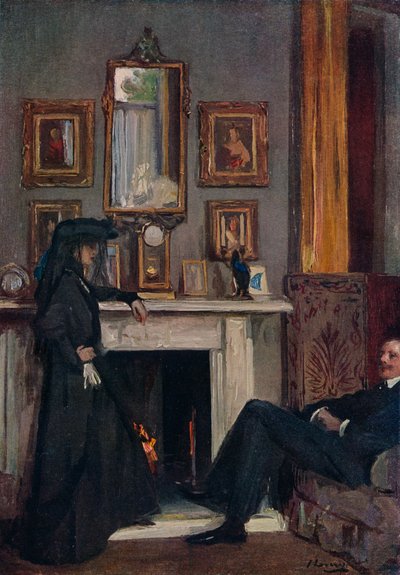 灰色の応接室、タンジール、1911年、1914年 作： Sir John Lavery