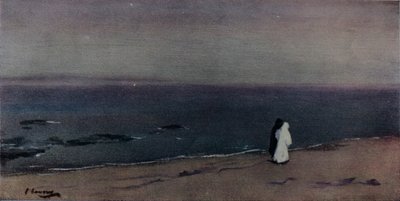 海辺、月光、c1908 作： Sir John Lavery