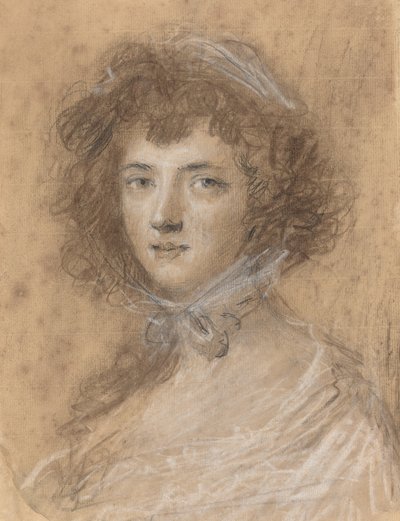 女性の頭とバスト 作： Sir Joshua Reynolds