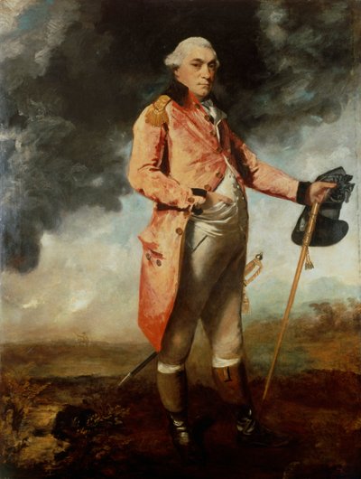 少将ジョージ キャッチメイド モーガン d.1823、c1790。 作： Sir Joshua Reynolds