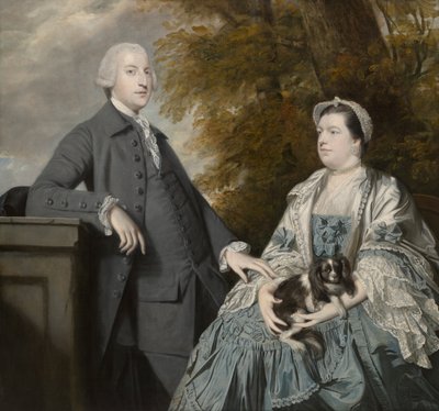 ゴッドフリー・ウェントワース夫妻の肖像 作： Sir Joshua Reynolds