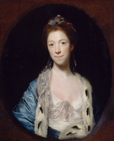 ルター夫人の肖像、1766 年。 作： Sir Joshua Reynolds