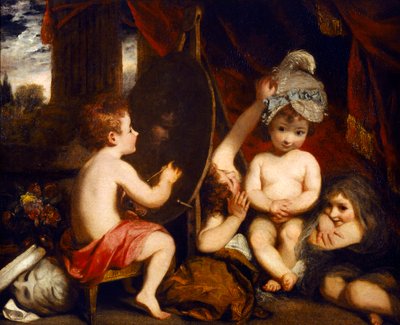 「幼児アカデミー」、1781-1782 作： Sir Joshua Reynolds
