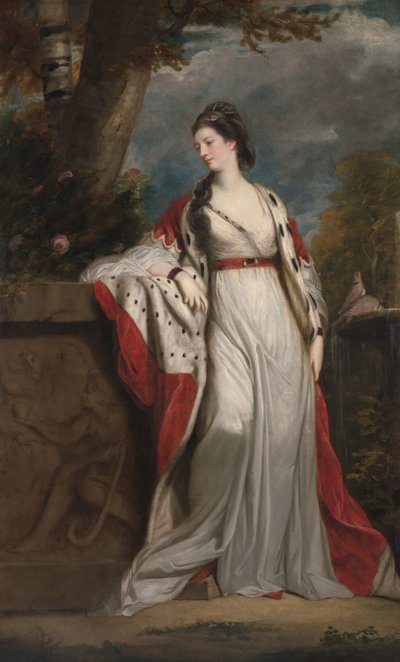 Elizabeth Gunning, Hamiltonin ja Argyllin herttuatar 作： Sir Joshua Reynolds RA