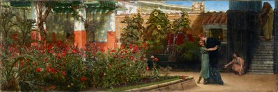 心のこもった歓迎、1878 年以前 作： Sir Lawrence Alma Tadema
