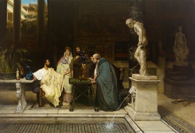 芸術愛好家 作： Sir Lawrence Alma Tadema