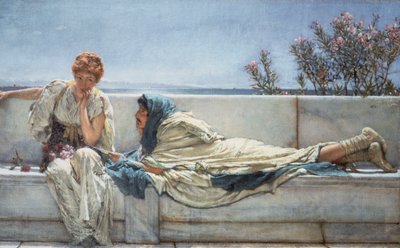 「嘆願」、1876 作： Sir Lawrence Alma Tadema