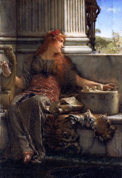 「詩」、1879 作： Sir Lawrence Alma Tadema