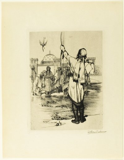 ボウマン、The Epic of Kings の口絵、Firdusi から語られた物語 作： Sir Lawrence Alma Tadema