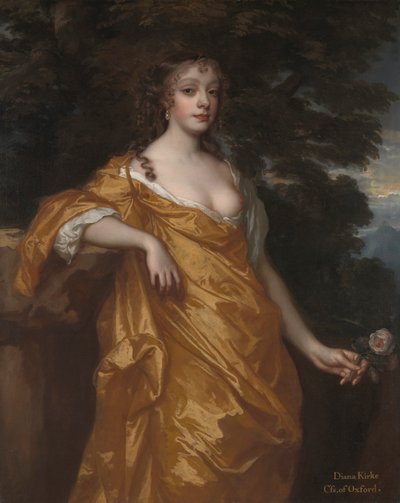 ダイアナ・カーク、後のオックスフォード伯爵夫人 作： Sir Peter Lely