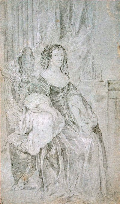 ブラガンザのキャサリンの肖像 1638-1705、1670 年代。 作： Sir Peter Lely
