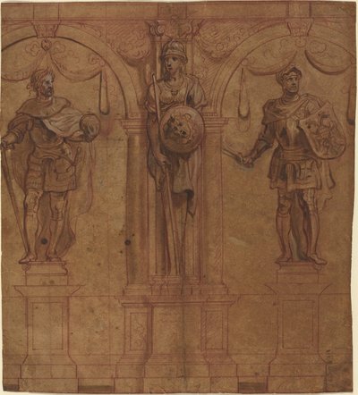 ルドルフ 1 世とアルベルト 1 世とパラス 作： Sir Peter Paul Rubens and Theodoor van Thulden
